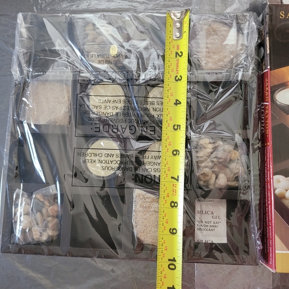 Candle Serenity Garden | Wood Tabletop Zen Decor NEW - Picture 3 of 12